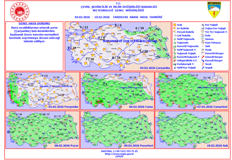 Yağışlı hava yeniden etkili olacak